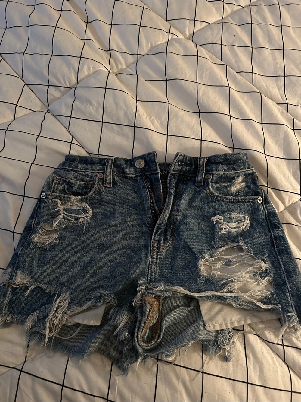 American Eagle Medium Blue Denim Shorts